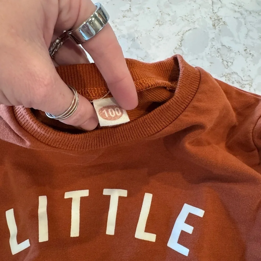 Little Dude Kids Sweatshirt - Rust
